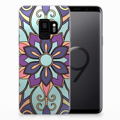 Samsung Galaxy S9 | TPU Case | Purple Flower