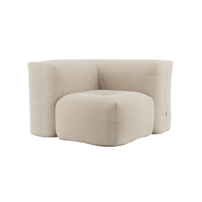 Soft Sofa Indoor - Corner - Beige - SACKit