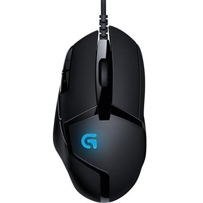 Logitech G402 USB-interface 8-toetsen 4000DPI vijf-Speed instelbare high-speed tracking bedrade optische gaming muis lengte: 2m (zwart)