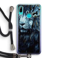 Darkness Lion: Huawei P Smart (2019) Transparant Hoesje met koord