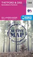Wandelkaart - Topografische kaart 144 Landranger Active Thetford / Diss / Breckland / Wymondham | Ordnance Survey