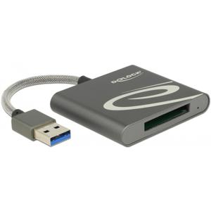 DeLOCK 91583 geheugenkaartlezer USB 3.2 Gen 1 (3.1 Gen 1) Grijs