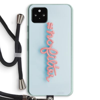 #nofilter: Pixel 5a 5G Transparant Hoesje met koord