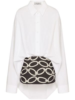 Valentino Garavani robe courte Valentino Chain 1967 - Blanc