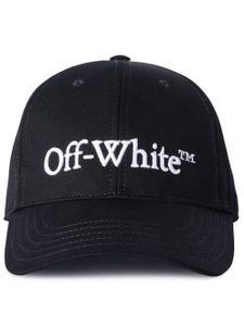 Off-White logo-embroidered baseball cap - Noir