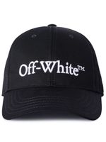 Off-White casquette à logo brodé - Noir - thumbnail