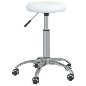 VidaXL Massagekruk kunstleer wit
