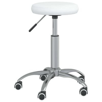 VidaXL Massagekruk kunstleer wit
