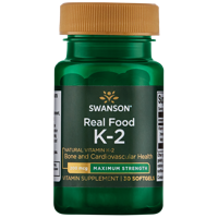 Ultra Maximum Strength Natural Vitamin K2 200mcg | Swanson | 30ct