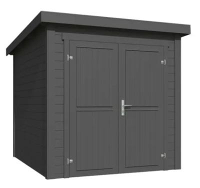 Blokhut Sara 200x250 Carbon Grey - Outdoor life