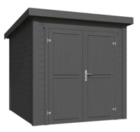 Blokhut Sara 200x250 Carbon Grey - Outdoor life