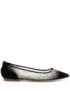 Rupert Sanderson ballerines Aurelia en mesh - Tons neutres