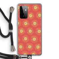 Zon: Samsung Galaxy A72 5G Transparant Hoesje met koord