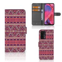 OPPO A54 5G | A74 5G | A93 5G | Telefoon Hoesje | Aztec Paars