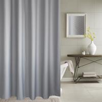 Verdikking waterdicht en meeldauw gordijn honingraat structuur Polyester doek douche gordijn badkamer Curtains Size:200*220cm(Grey)