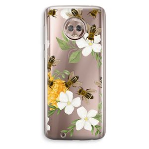 No flowers without bees: Motorola Moto G6 Transparant Hoesje