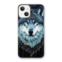 Darkness Wolf: iPhone 13 Transparant Hoesje