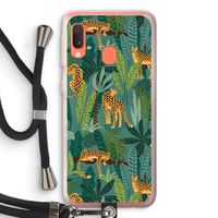 Luipaard 2: Samsung Galaxy A20e Transparant Hoesje met koord