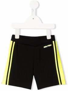 Balmain Kids short à rayures latérales - Noir