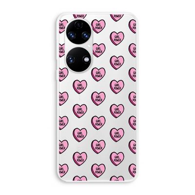 GIRL POWER: Huawei P50 Transparant Hoesje