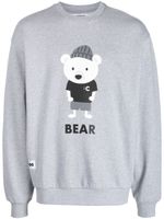 CHOCOOLATE Sweater met print - Grijs - thumbnail