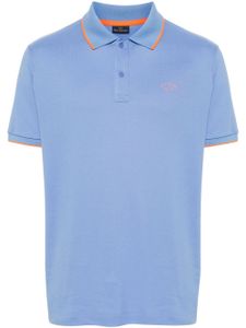 Paul & Shark polo en piqué - Bleu