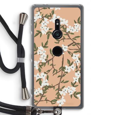 Blossoming spring: Sony Xperia XZ2 Transparant Hoesje met koord