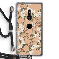 Blossoming spring: Sony Xperia XZ2 Transparant Hoesje met koord