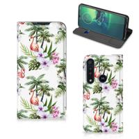 Motorola G8 Plus | Hoesje maken | Flamingo Palms