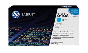 HP 646A originele cyaan LaserJet tonercartridge