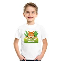 T-shirt wit voor kinderen met Tony the tiger XL (158-164)  -