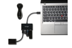 Kensington USB-C 4-Port Hub usb-hub 2x USB 3.0 Typ-A | 2x USB 3.0 Typ-C