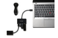 Kensington CH1000 USB-C 4-Port Hub USB 3.0-hub 2 + 2 poorten Zwart - thumbnail