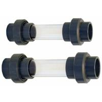 Europond Zichtglas 63mm - Transparante PVC Koppeling voor Efficiënt Vijverbeheer Europond Zichtglas 63mm - Transparante PVC Koppeling voor Efficiënt Vijverbeheer