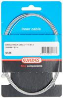 Elvedes Rem binnenkabel 2 000 mm 1×19 draads verzinkt ø1,5mm met t-nippel ø7 × 6mm