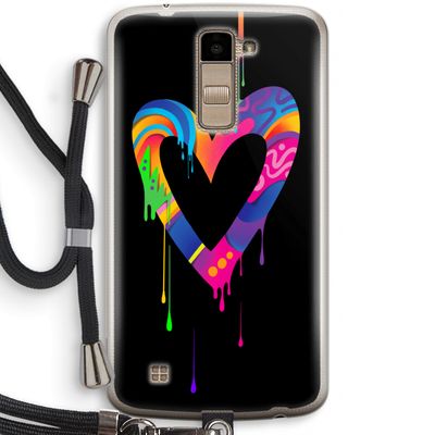 Melts My Heart: LG K10 (2016) Transparant Hoesje met koord