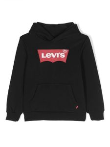 Levi's Kids hoodie à logo imprimé - Noir