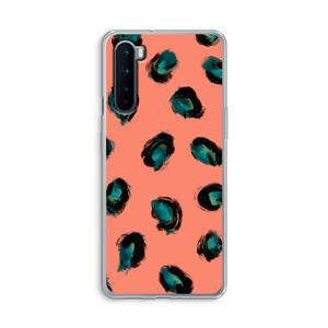 Pink Cheetah: OnePlus Nord Transparant Hoesje