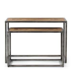 Riviera Maison - Le Bar American End Table S|2 - Grijs