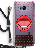 Yolo Denise: Samsung Galaxy S8 Plus Transparant Hoesje met koord