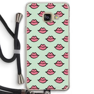 Lipjes: Samsung Galaxy A3 (2016) Transparant Hoesje met koord