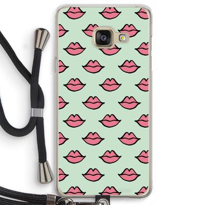 Lipjes: Samsung Galaxy A3 (2016) Transparant Hoesje met koord