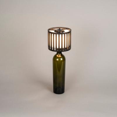 KonstSmide Unieke tafellampBottle zwart oplaadbaar - 7837-752