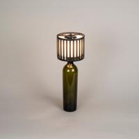 KonstSmide Unieke tafellampBottle zwart oplaadbaar - 7837-752