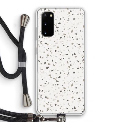 Terrazzo N°14: Samsung Galaxy S20 Transparant Hoesje met koord