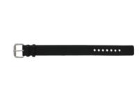 Horlogeband Marc by Marc Jacobs MBM1140 Onderliggend Leder Zwart 20mm
