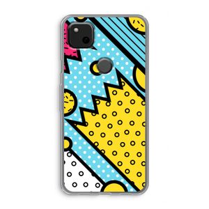 Pop Art #1: Google Pixel 4a Transparant Hoesje
