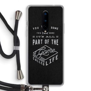 Life: OnePlus 8 Transparant Hoesje met koord