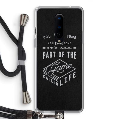 Life: OnePlus 8 Transparant Hoesje met koord