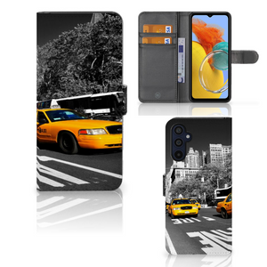 Samsung Galaxy M14 Flip Cover New York Taxi